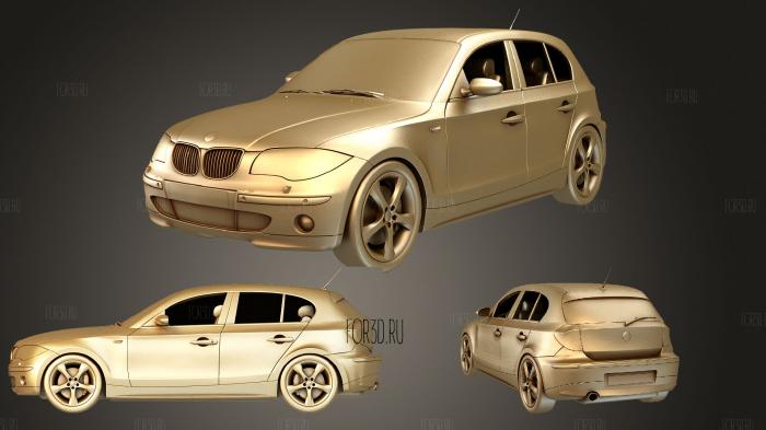 BMW 1 ser stl model for CNC